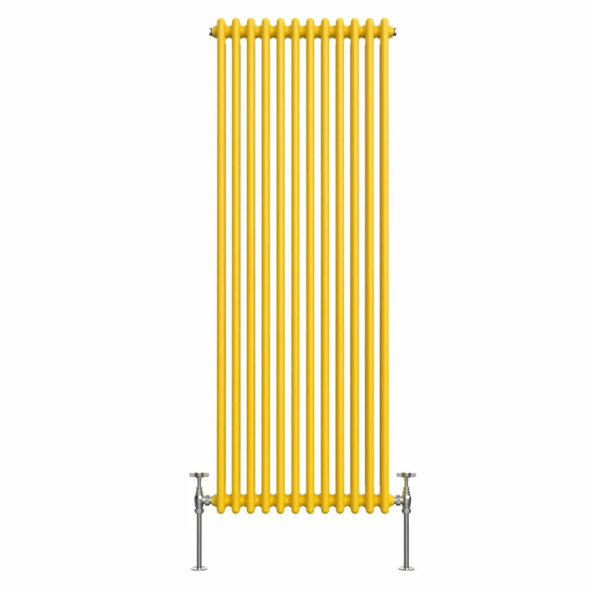 Ferentino - Traditional vertical column radiator zinc yellow