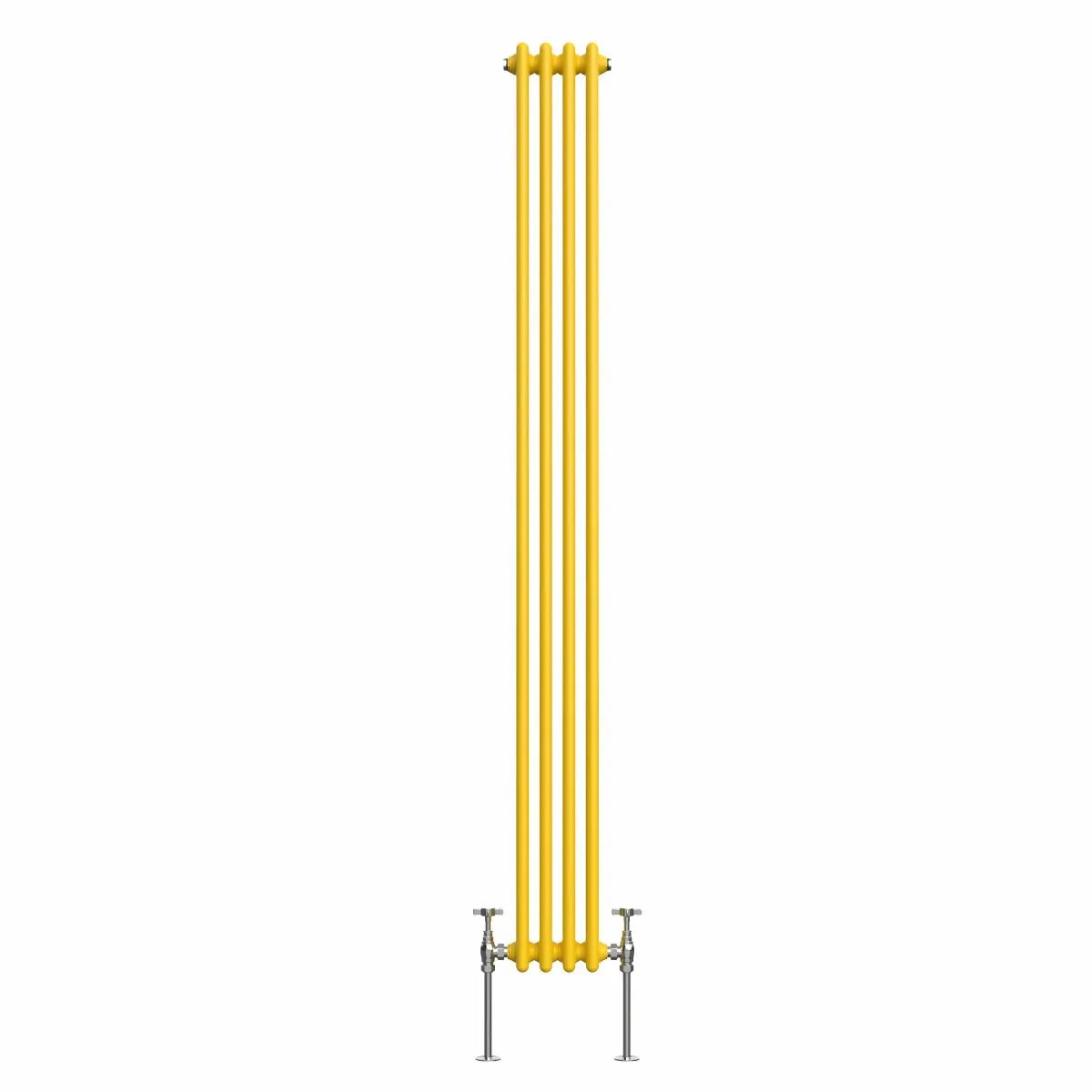 Ferentino - Traditional vertical column radiator zinc yellow