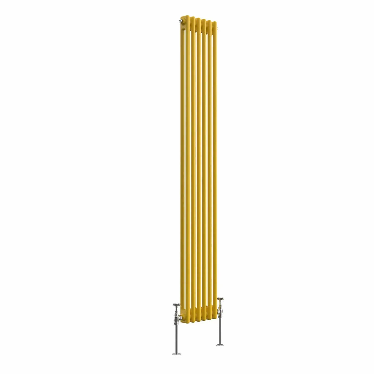 Ferentino - Traditional vertical column radiator zinc yellow