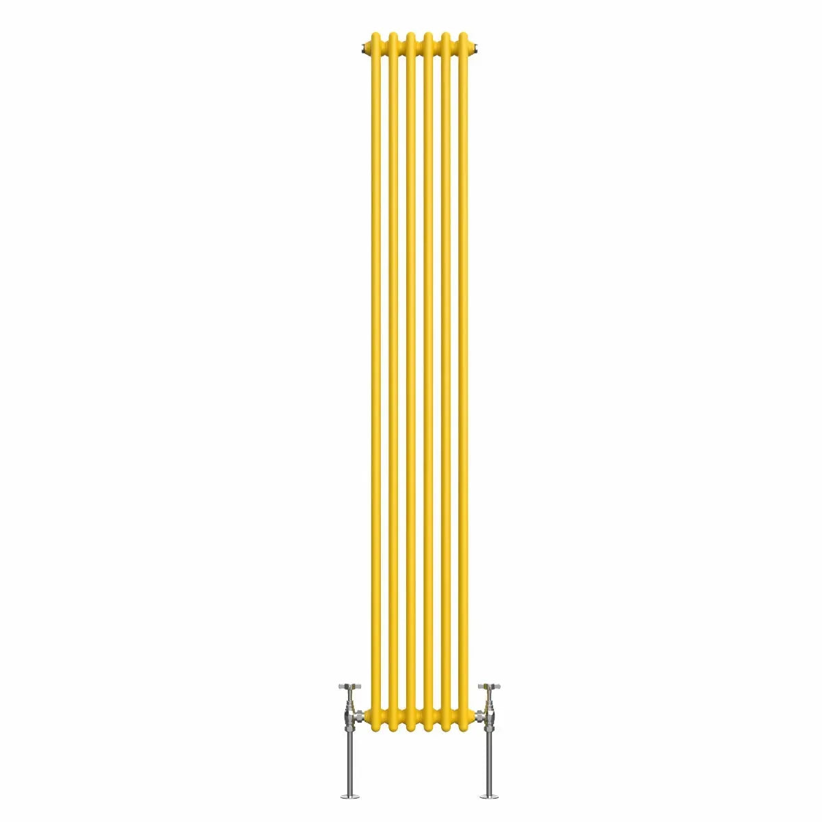 Ferentino - Traditional vertical column radiator zinc yellow