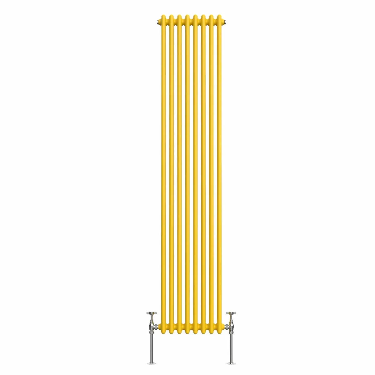 Ferentino - Traditional vertical column radiator zinc yellow