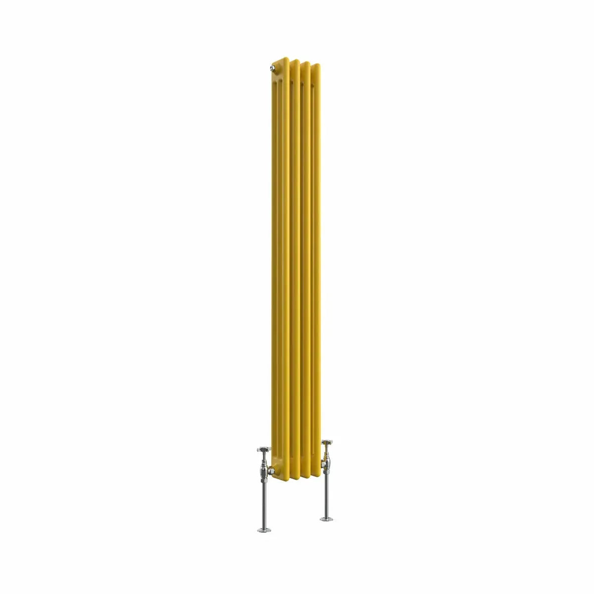 Ferentino - Traditional vertical column radiator zinc yellow