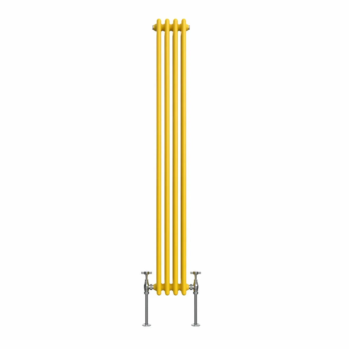 Ferentino - Traditional vertical column radiator zinc yellow