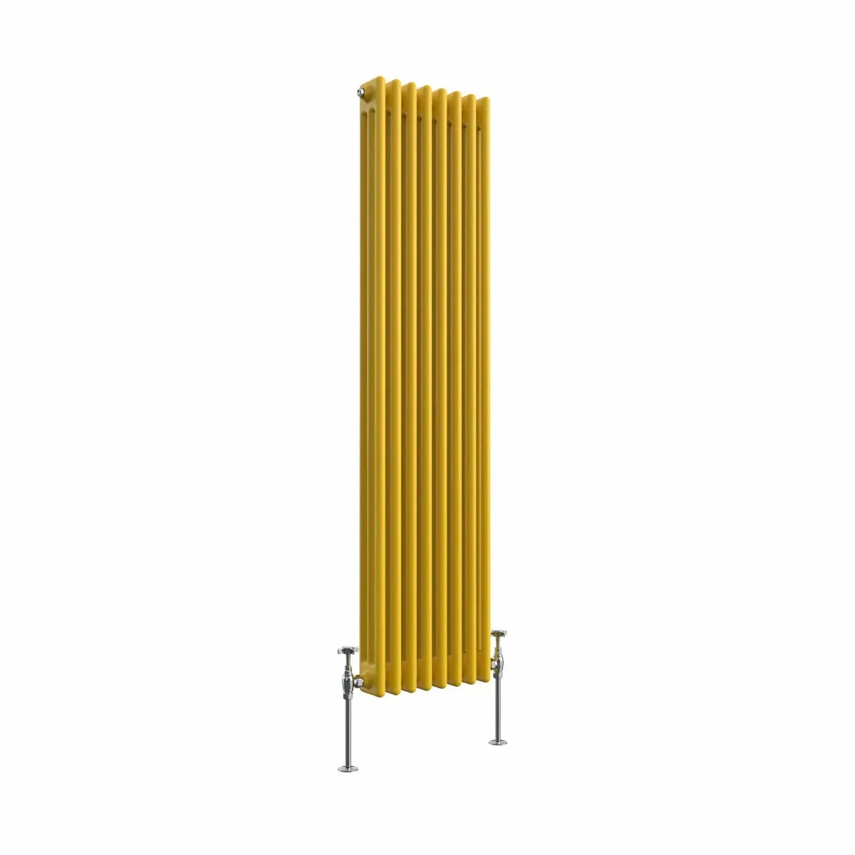 Ferentino - Traditional vertical column radiator zinc yellow