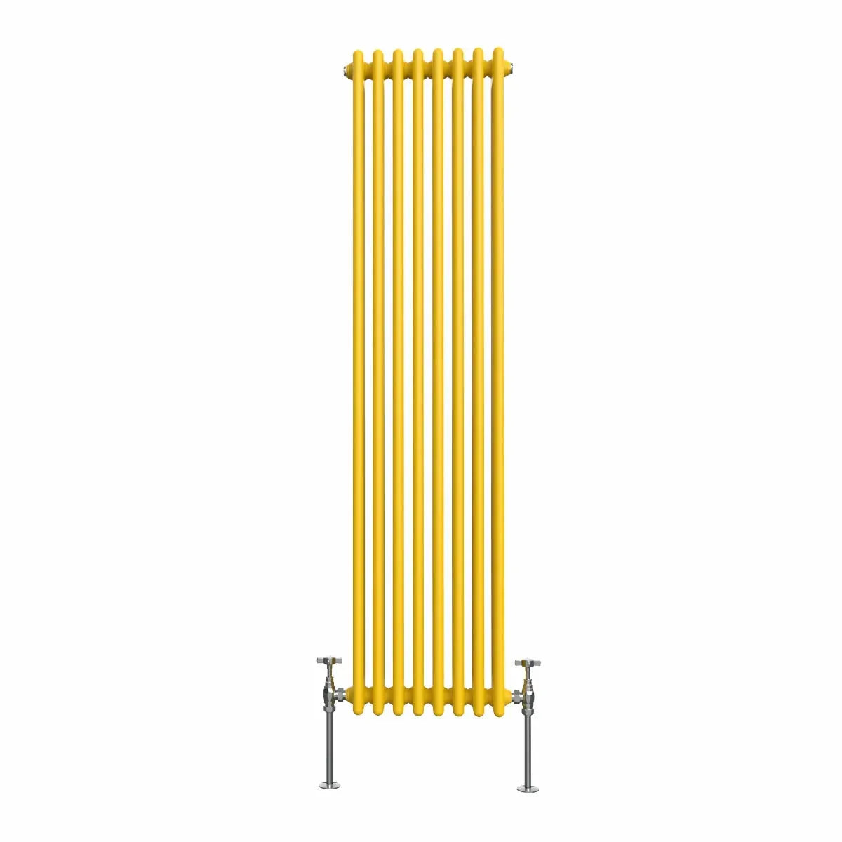 Ferentino - Traditional vertical column radiator zinc yellow