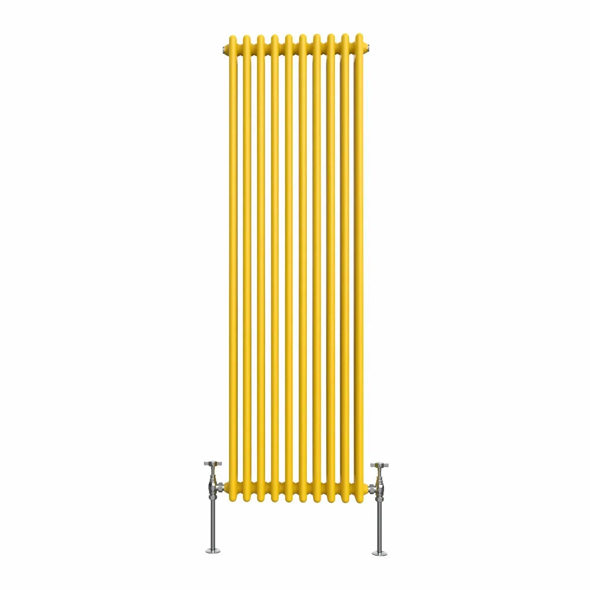 Ferentino - Traditional vertical column radiator zinc yellow