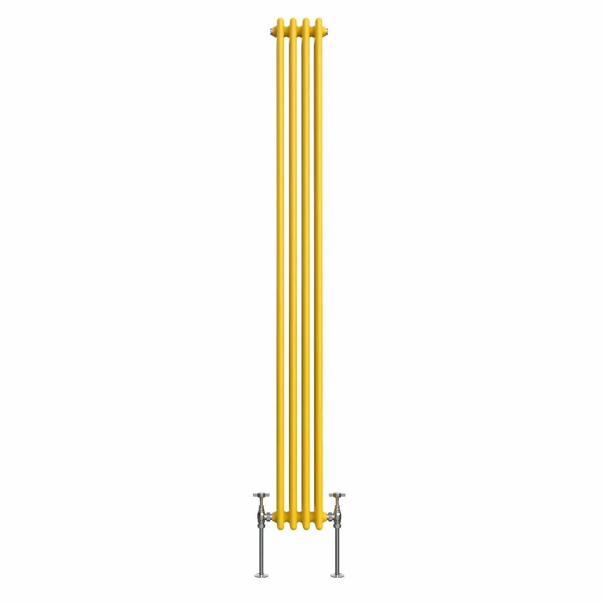 Ferentino - Traditional vertical column radiator zinc yellow