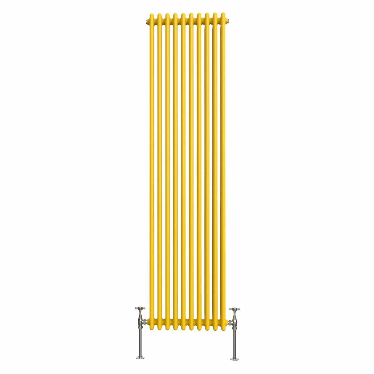 Ferentino - Traditional vertical column radiator zinc yellow