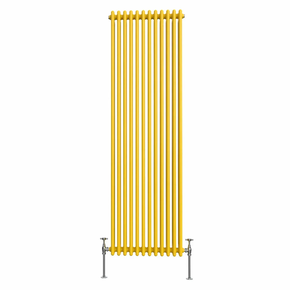 Ferentino - Traditional vertical column radiator zinc yellow