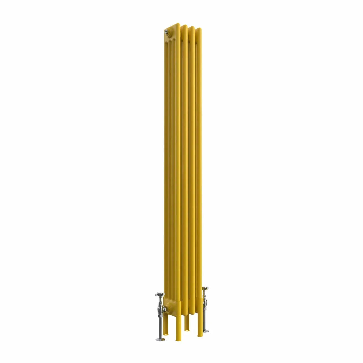 Ferentino - Traditional vertical column radiator zinc yellow