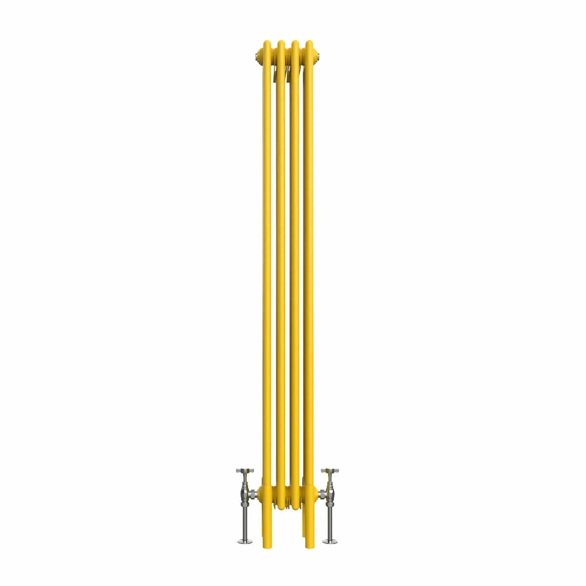 Ferentino - Traditional vertical column radiator zinc yellow