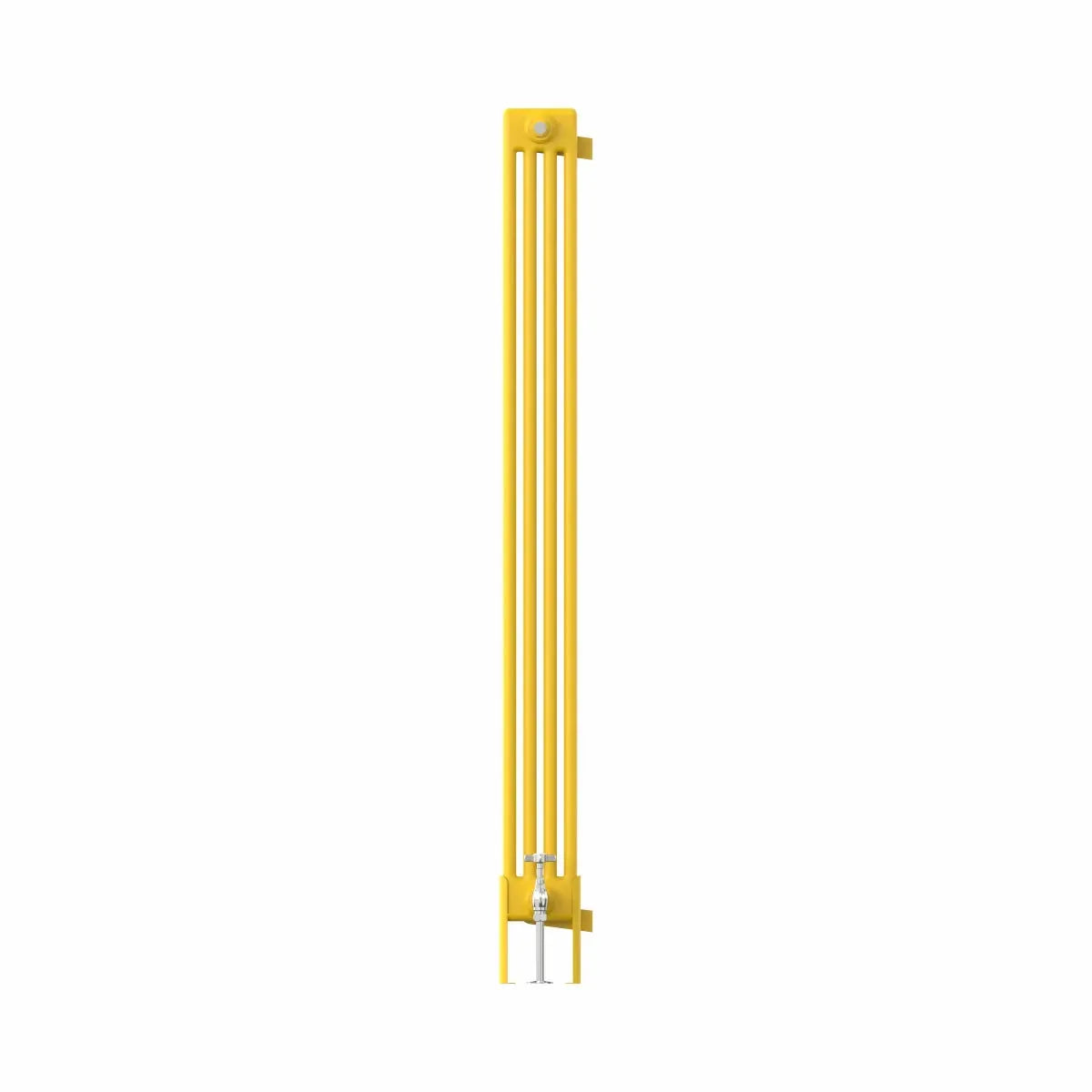 Ferentino - Traditional vertical column radiator zinc yellow