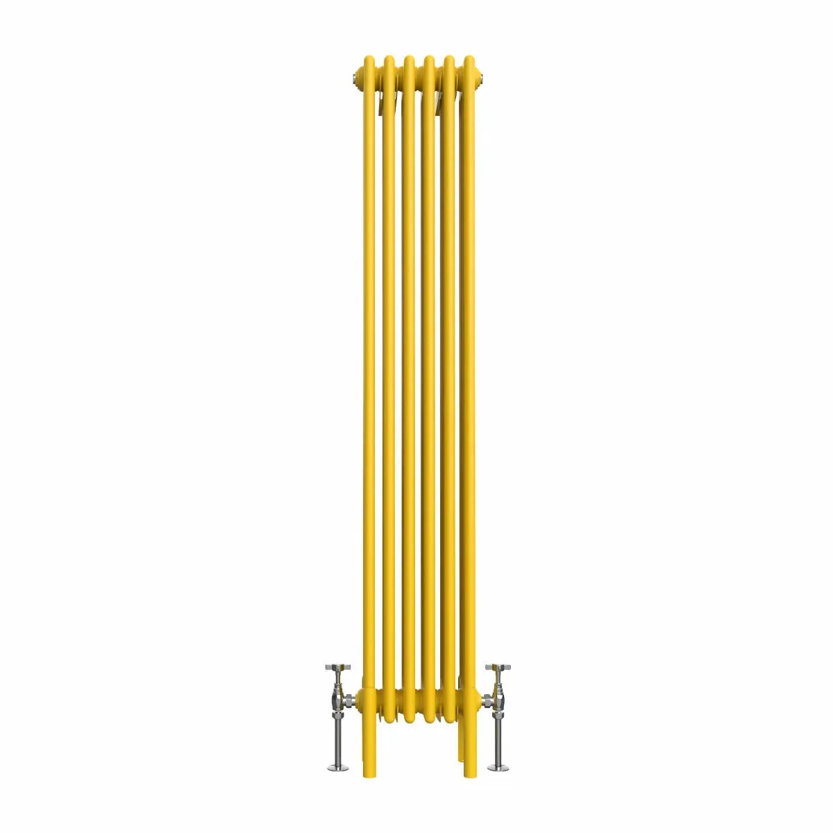 Ferentino - Traditional vertical column radiator zinc yellow