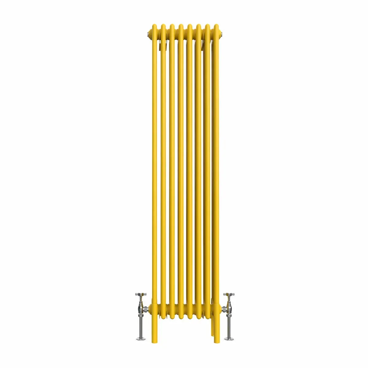 Ferentino - Traditional vertical column radiator zinc yellow