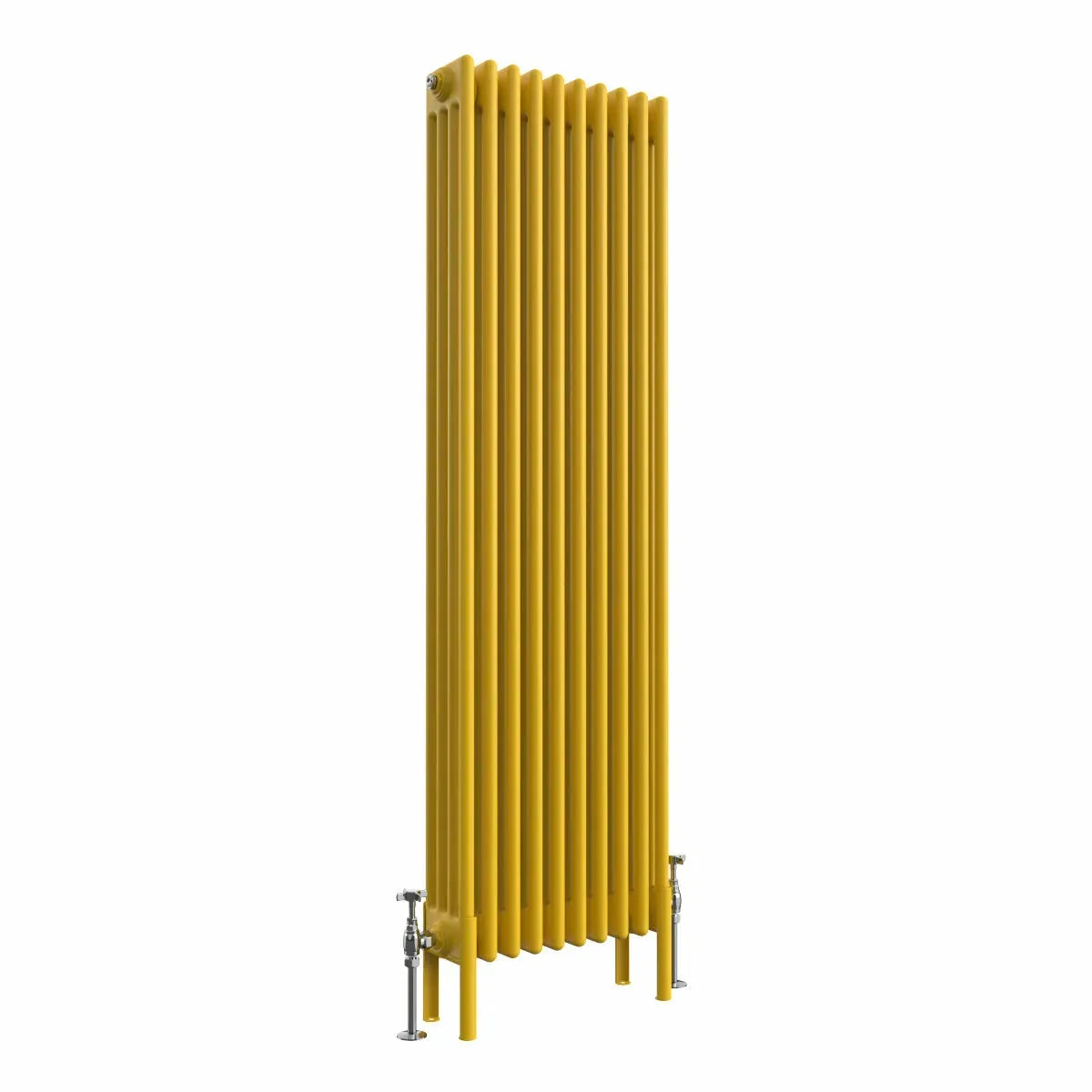 Ferentino - Traditional vertical column radiator zinc yellow