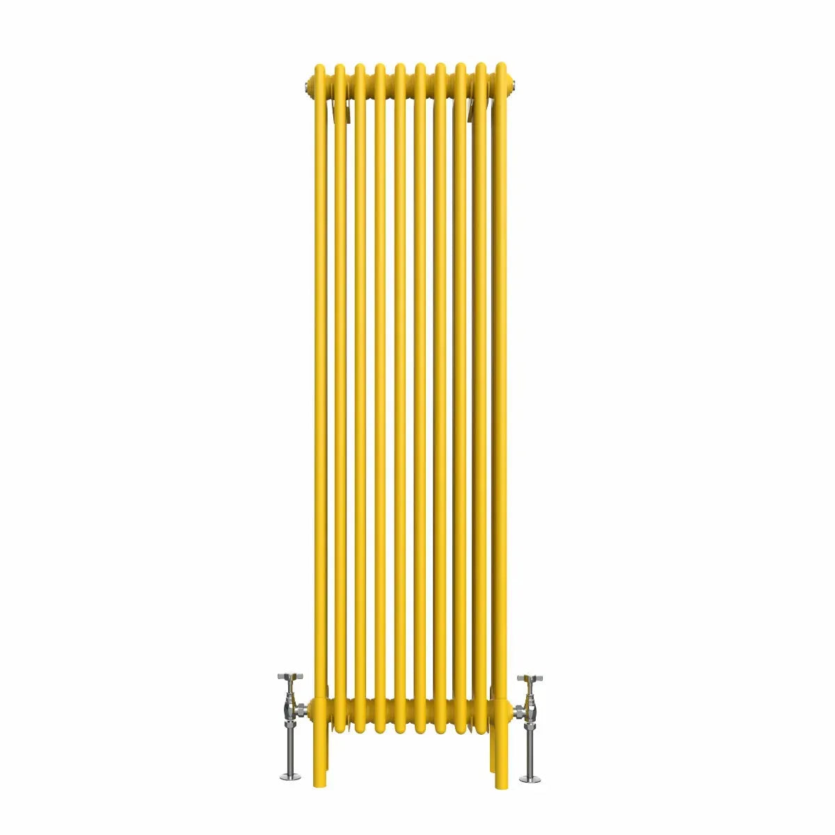 Ferentino - Traditional vertical column radiator zinc yellow