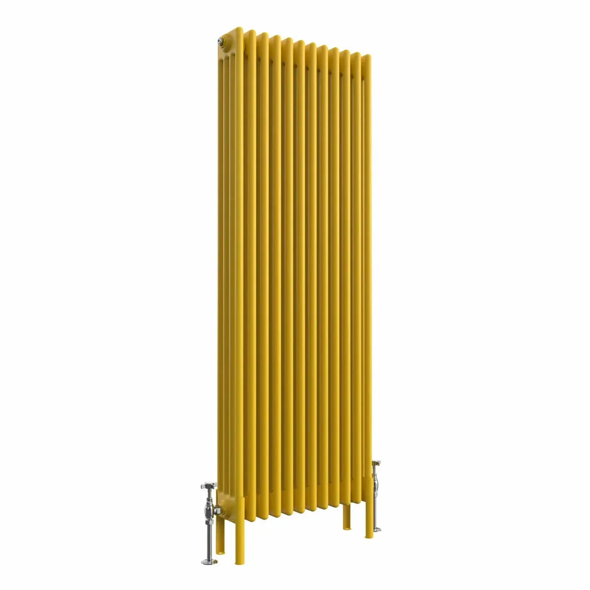 Ferentino - Traditional vertical column radiator zinc yellow