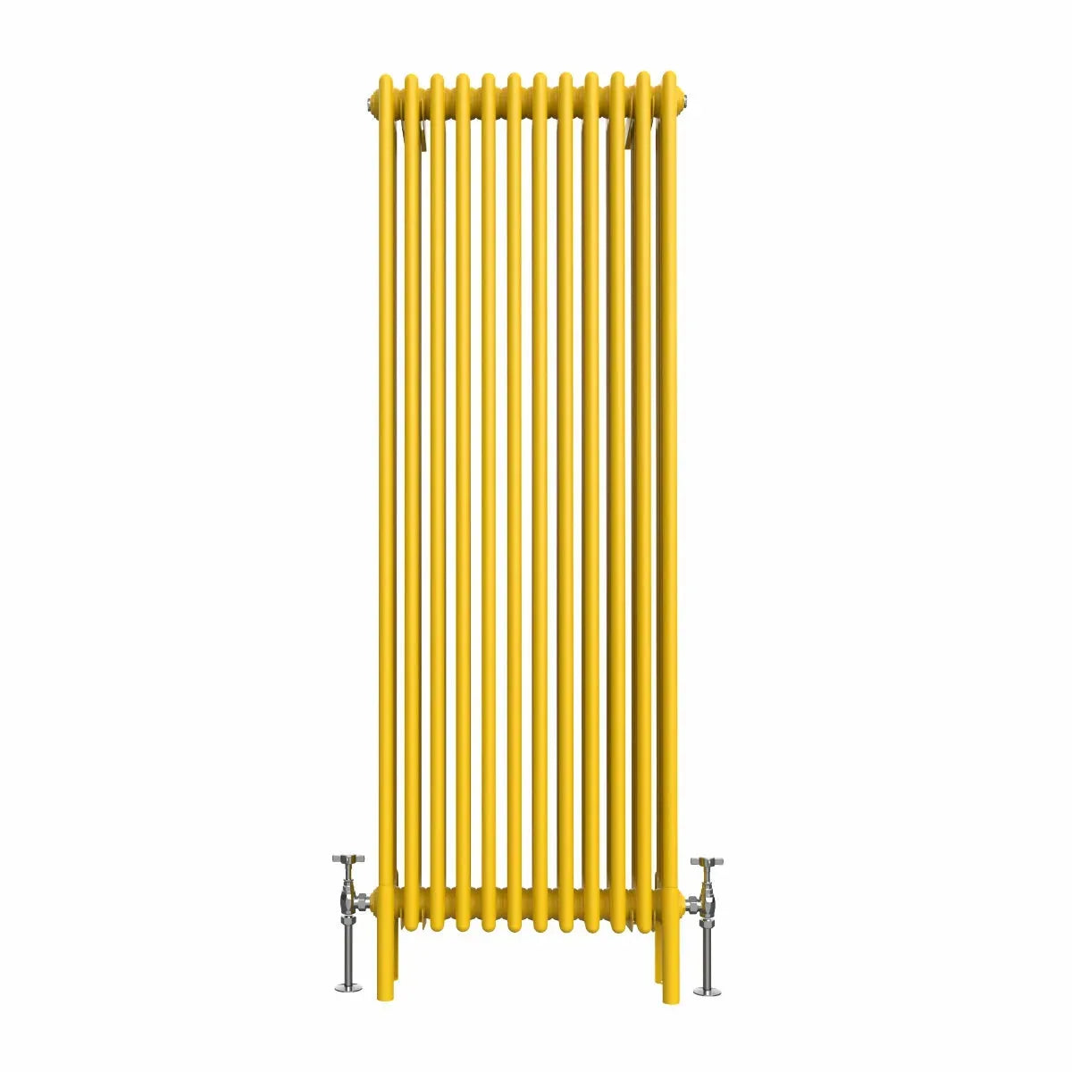 Ferentino - Traditional vertical column radiator zinc yellow