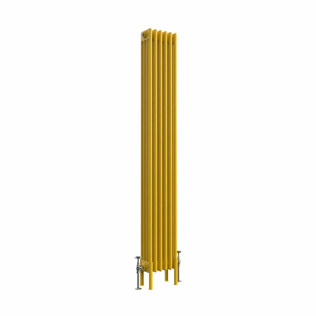 Ferentino - Traditional vertical column radiator zinc yellow