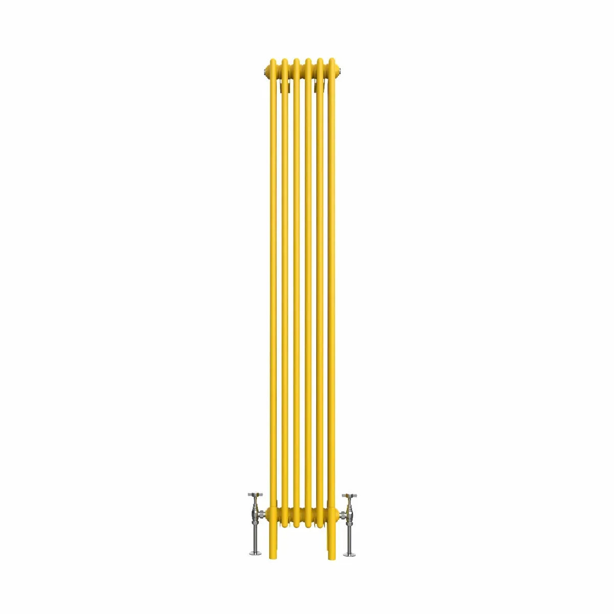 Ferentino - Traditional vertical column radiator zinc yellow