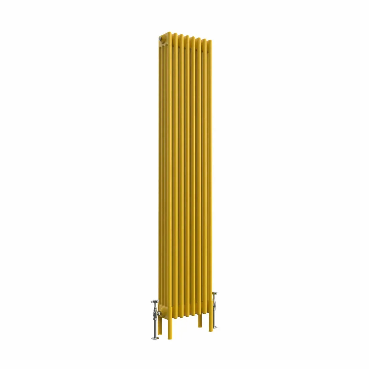 Ferentino - Traditional vertical column radiator zinc yellow