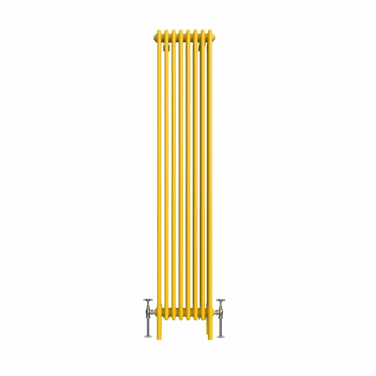 Ferentino - Traditional vertical column radiator zinc yellow