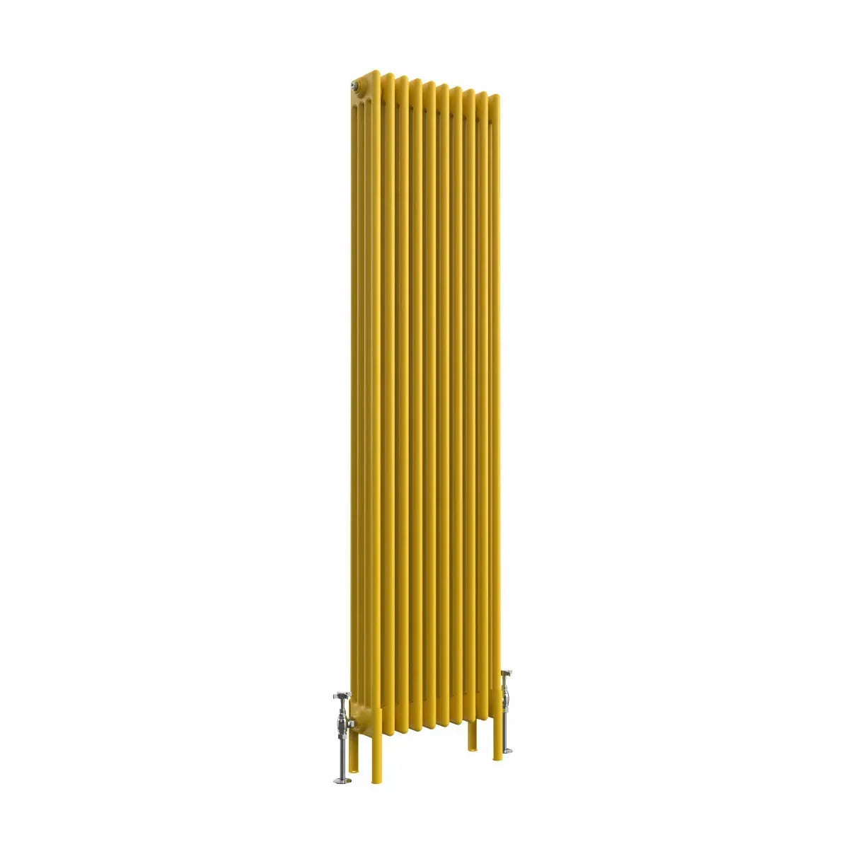 Ferentino - Traditional vertical column radiator zinc yellow