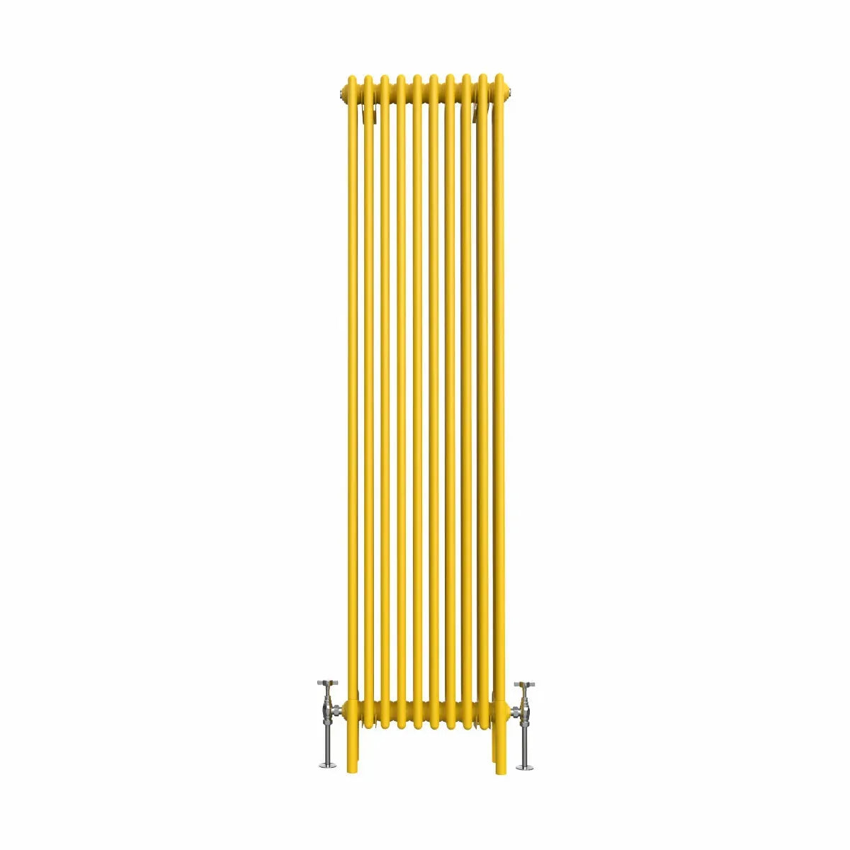 Ferentino - Traditional vertical column radiator zinc yellow