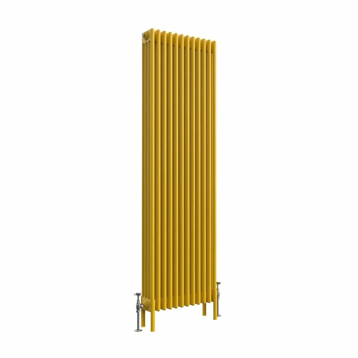 Ferentino - Traditional vertical column radiator zinc yellow