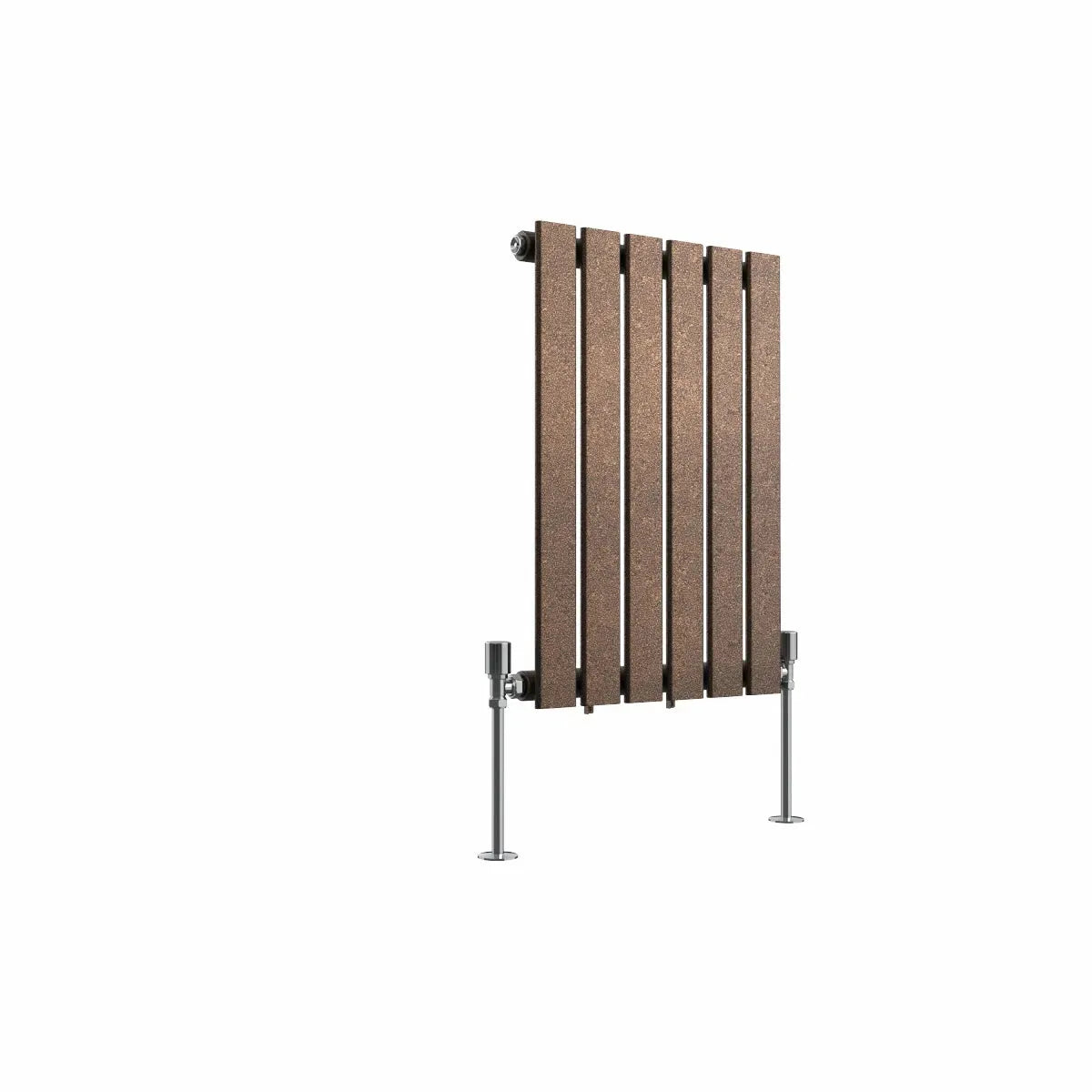 San Remo - Modern horizontal flat panel radiator blackened copper