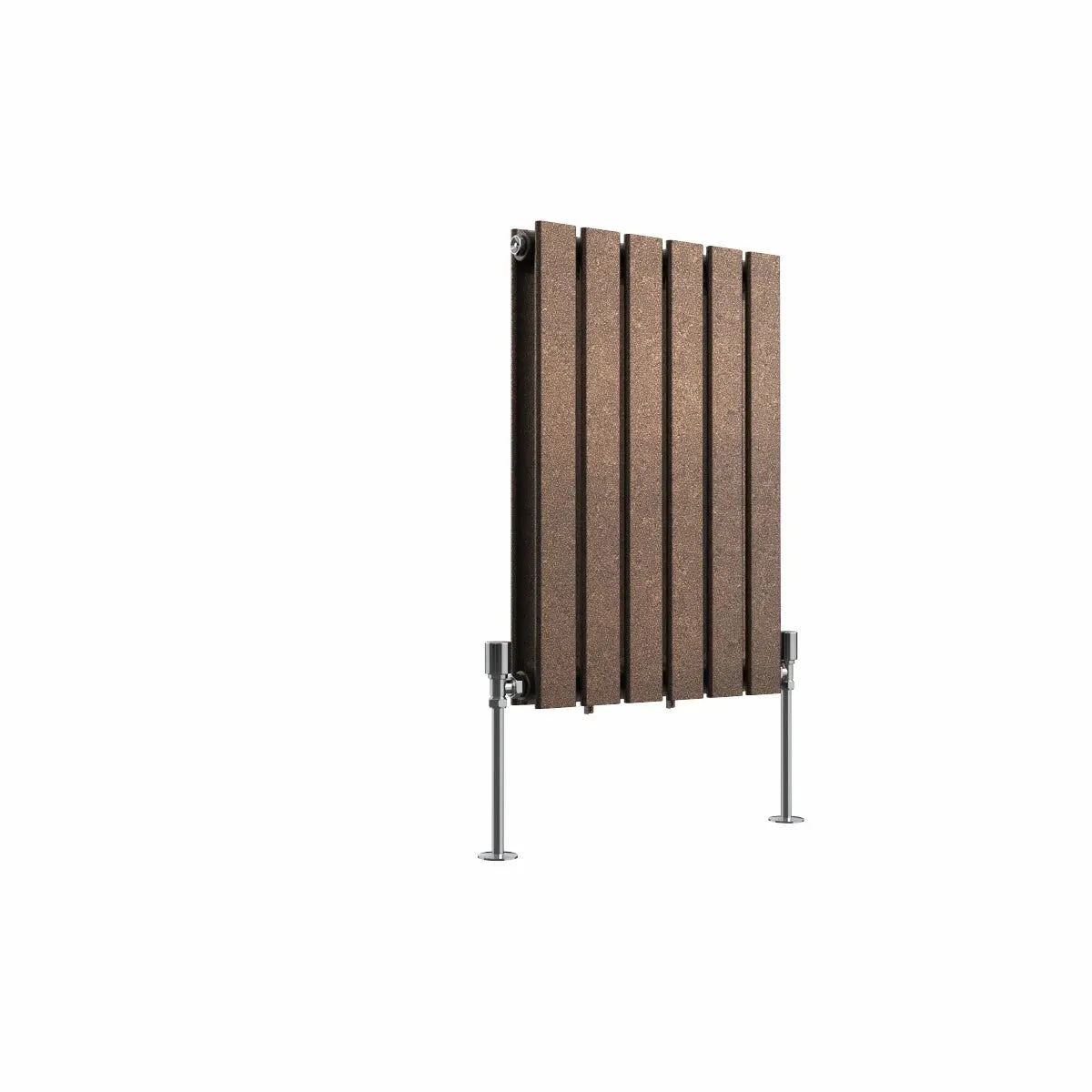 San Remo - Modern horizontal flat panel radiator blackened copper