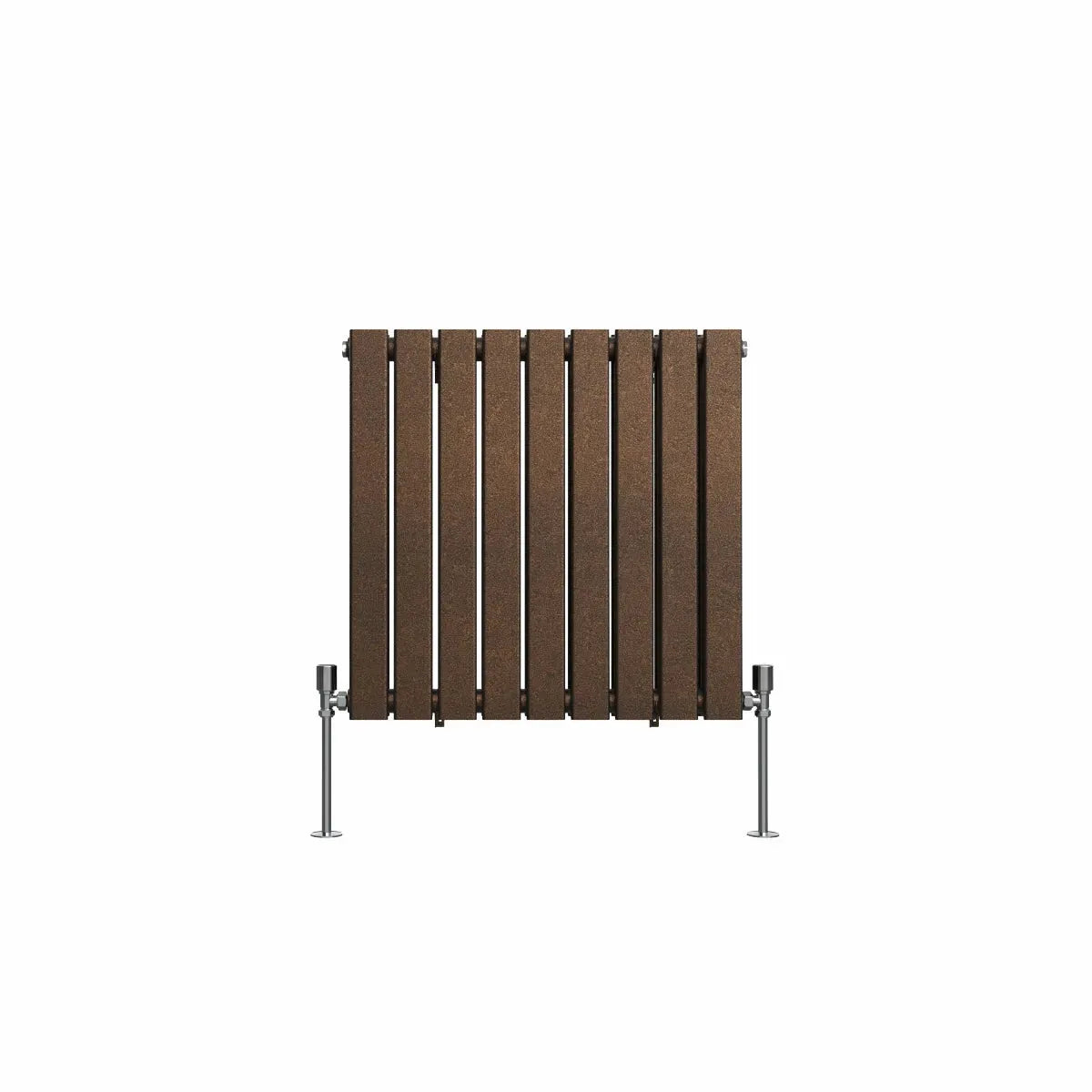 San Remo - Modern horizontal flat panel radiator blackened copper