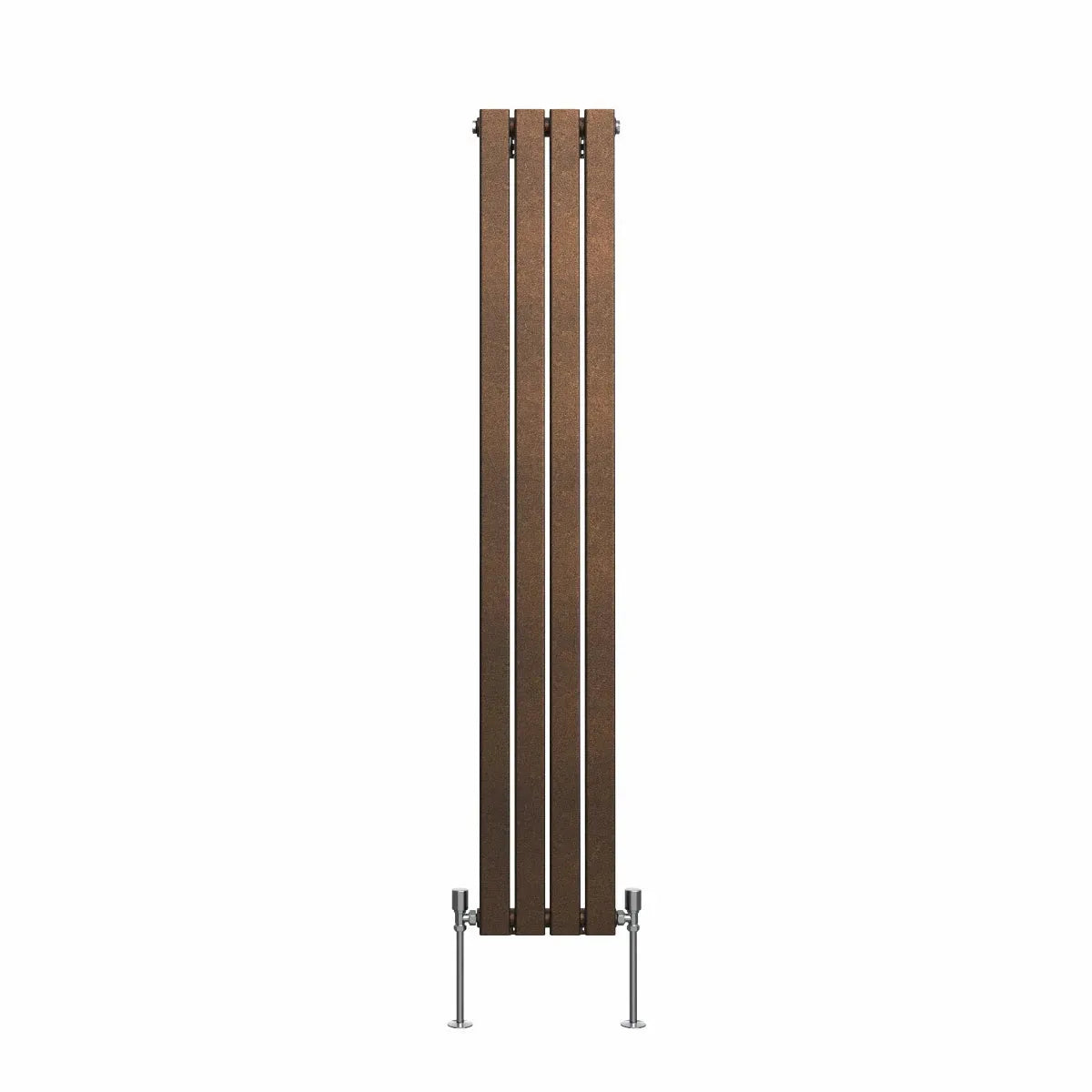 San Remo - Modern vertical flat panel radiator blackened copper