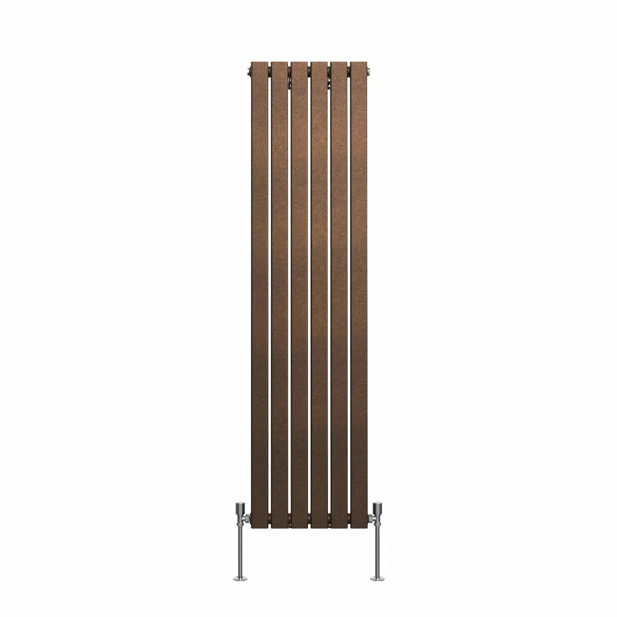 San Remo - Modern vertical flat panel radiator blackened copper