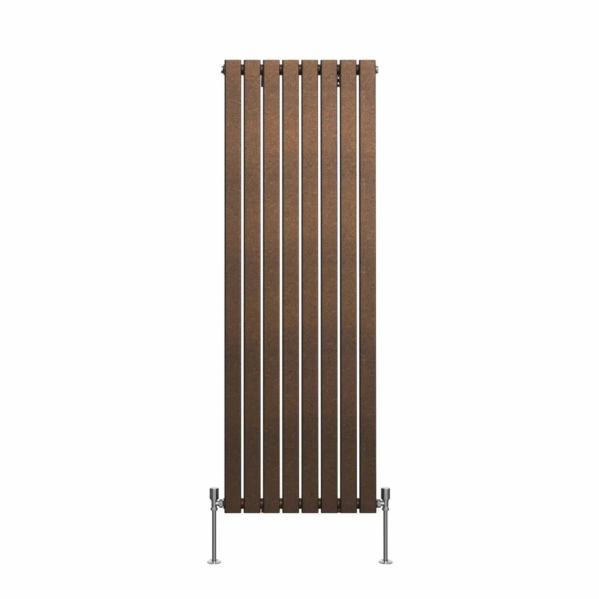 San Remo - Modern vertical flat panel radiator blackened copper