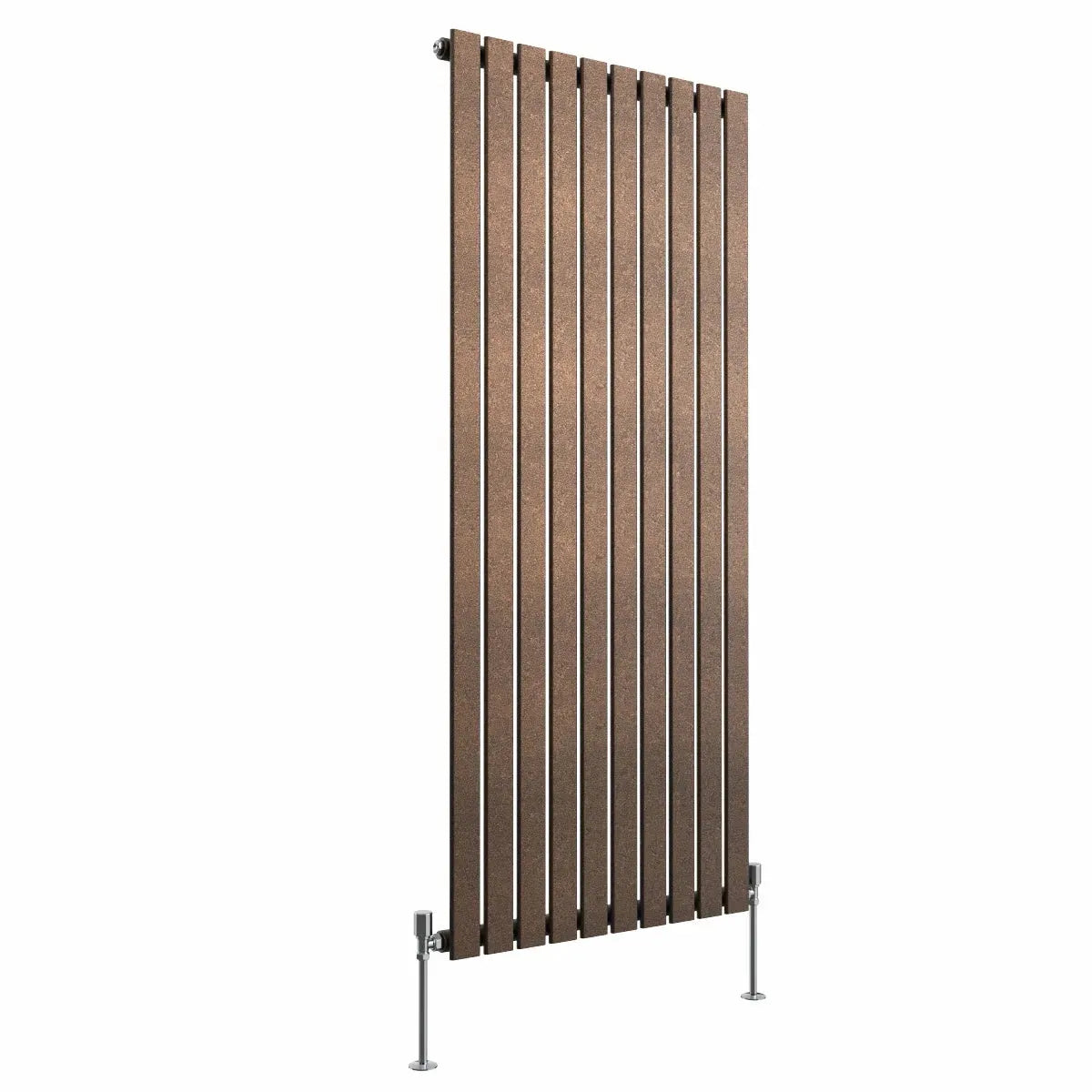 San Remo - Modern vertical flat panel radiator blackened copper