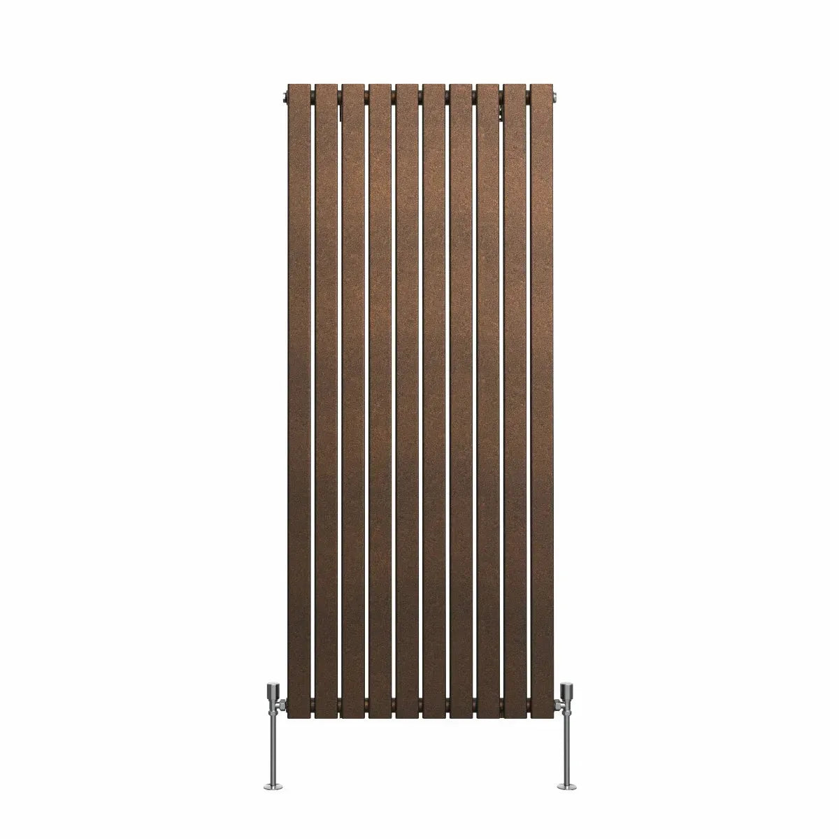 San Remo - Modern vertical flat panel radiator blackened copper