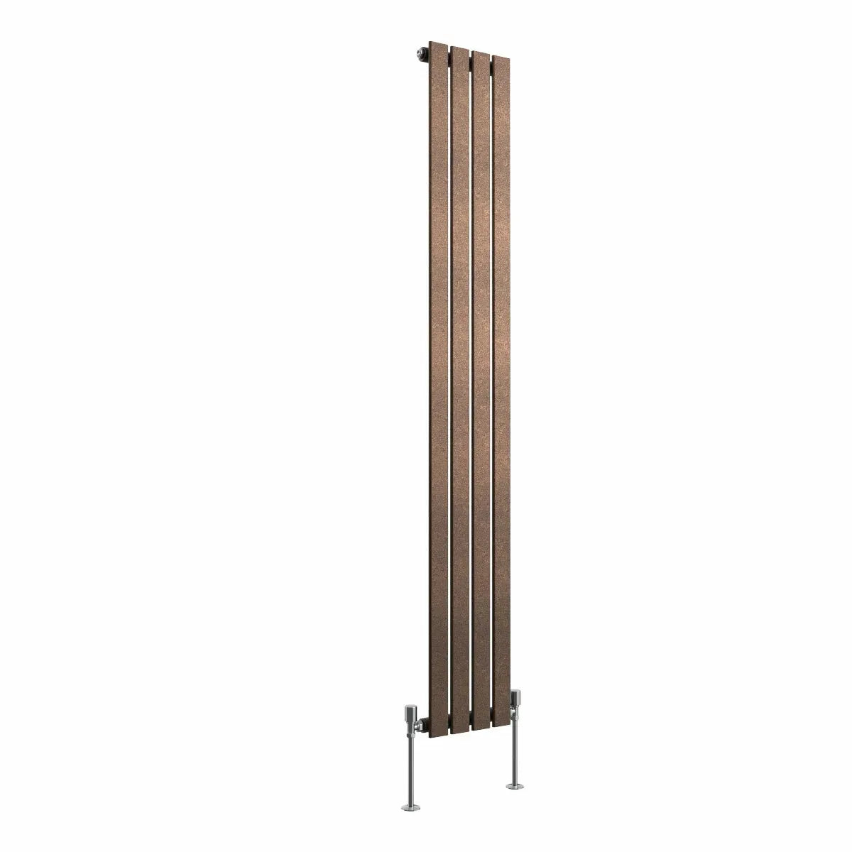 San Remo - Modern vertical flat panel radiator blackened copper