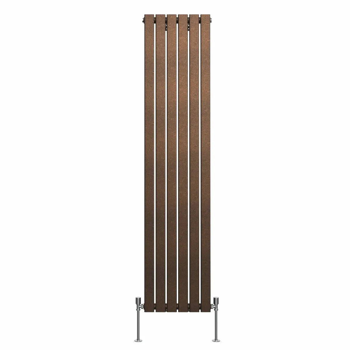 San Remo - Modern vertical flat panel radiator blackened copper