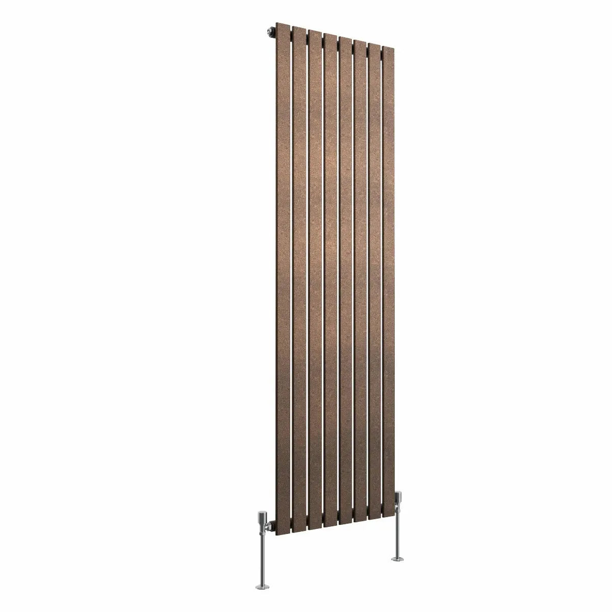 San Remo - Modern vertical flat panel radiator blackened copper