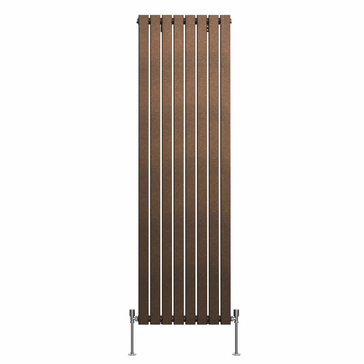 San Remo - Modern vertical flat panel radiator blackened copper