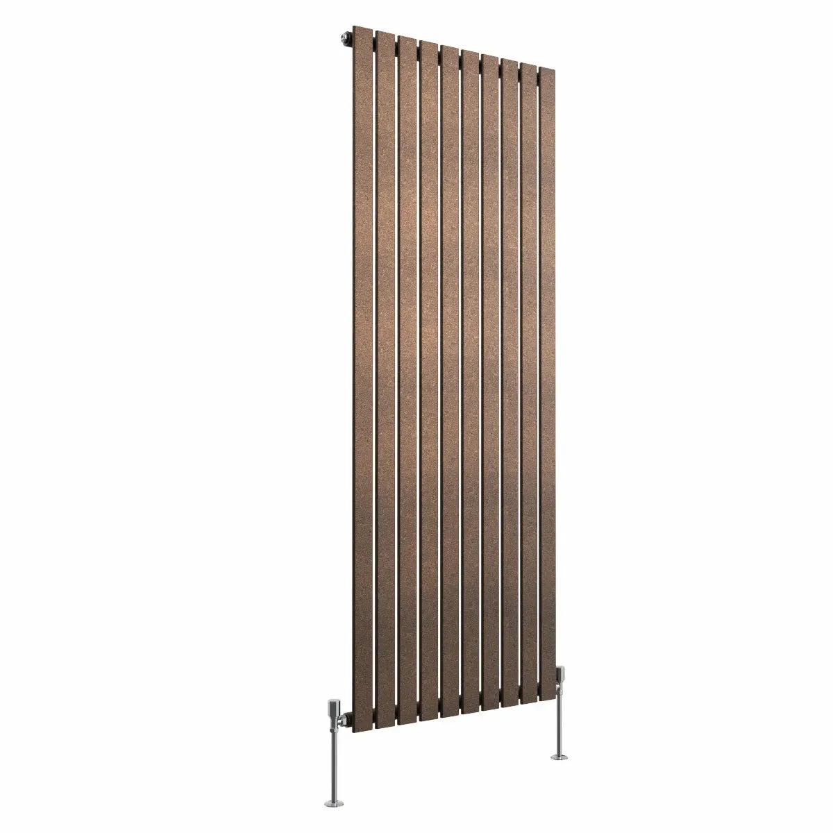 San Remo - Modern vertical flat panel radiator blackened copper