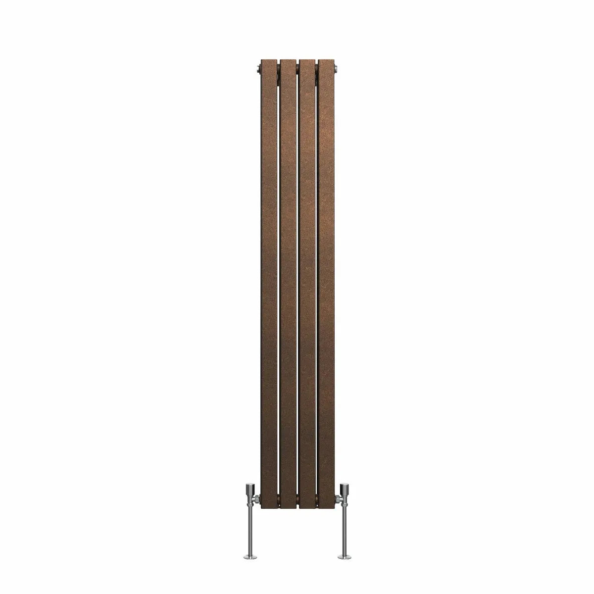 San Remo - Modern vertical flat panel radiator blackened copper