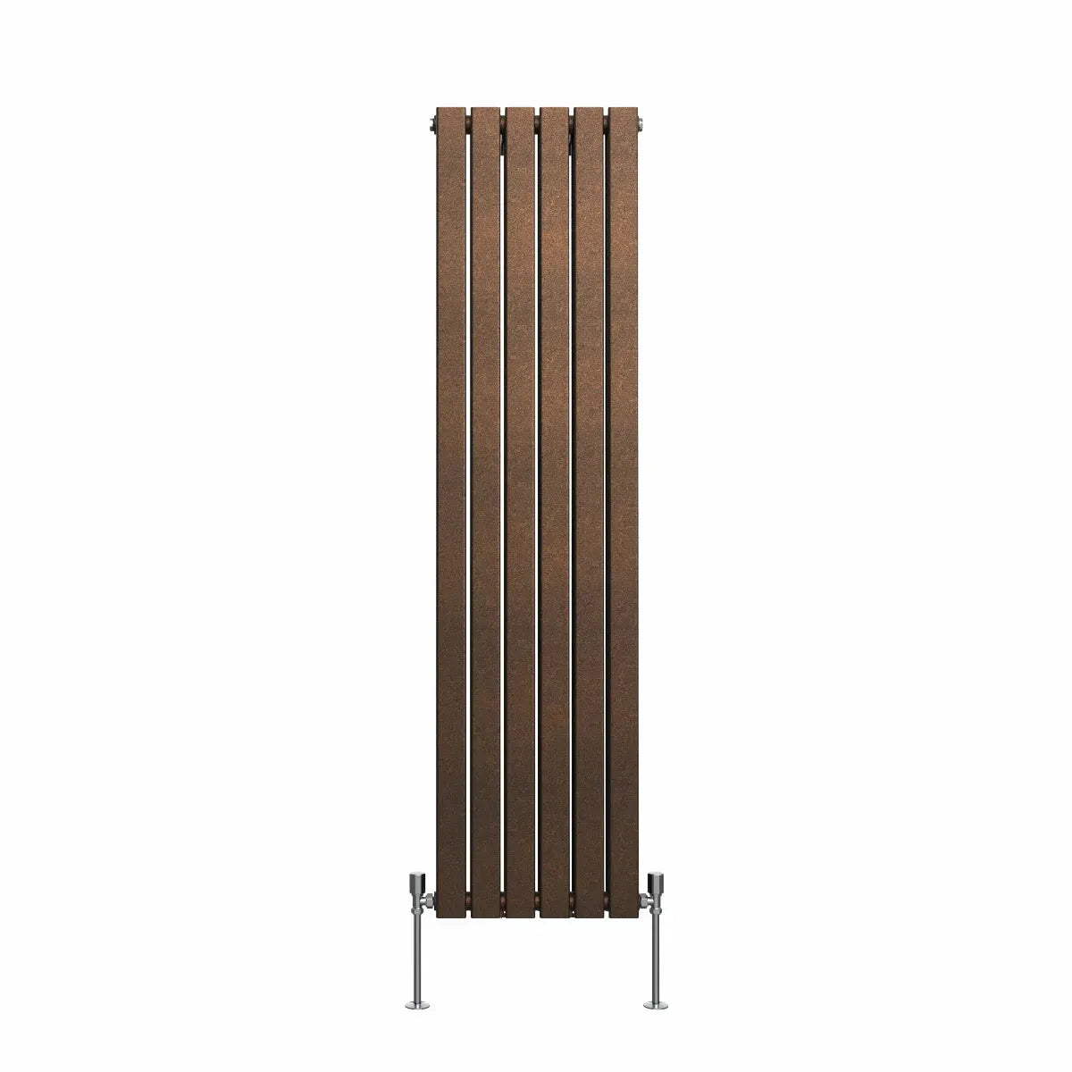 San Remo - Modern vertical flat panel radiator blackened copper