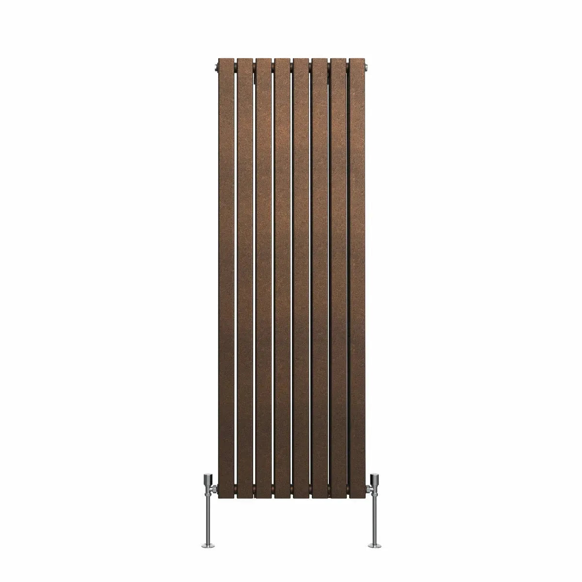 San Remo - Modern vertical flat panel radiator blackened copper