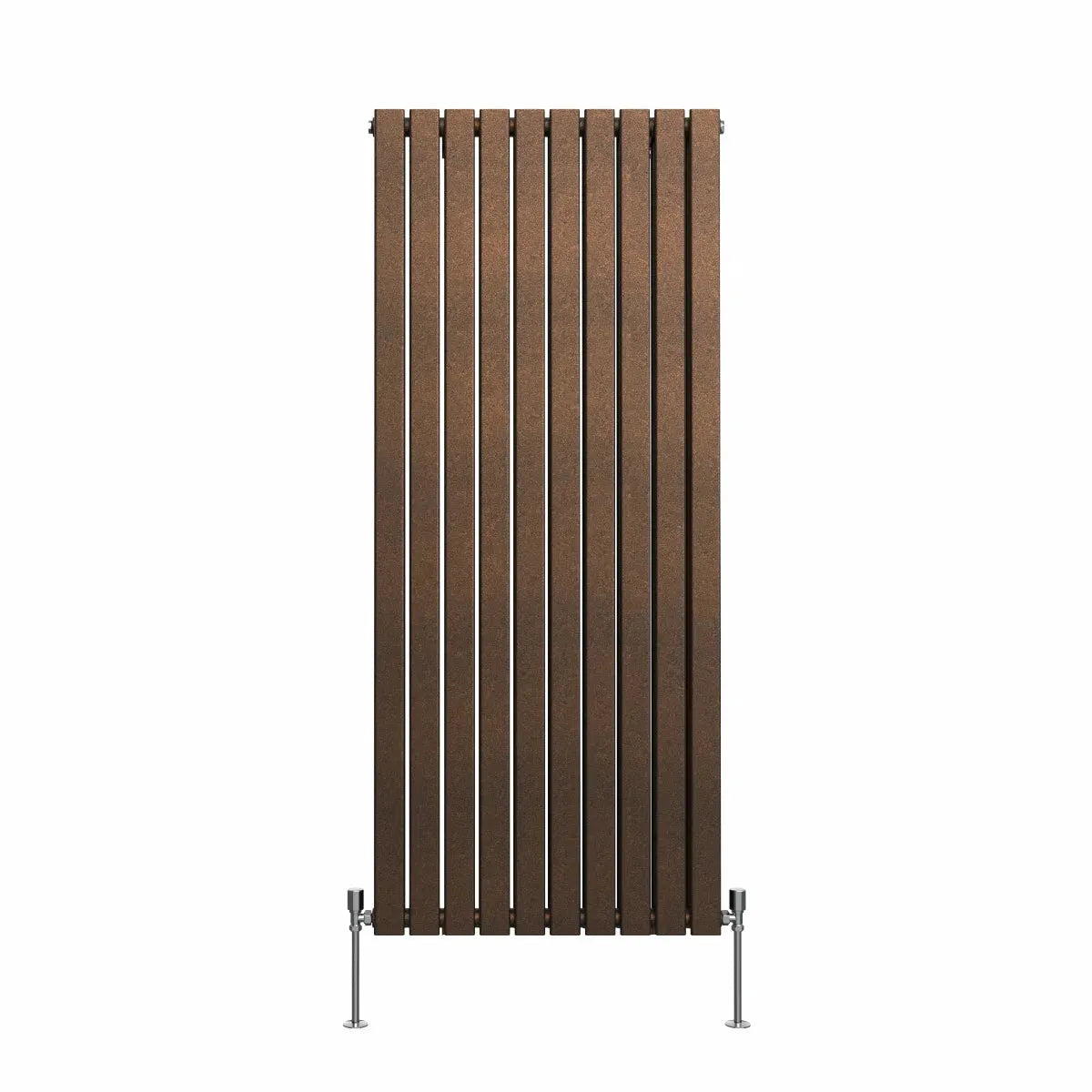 San Remo - Modern vertical flat panel radiator blackened copper