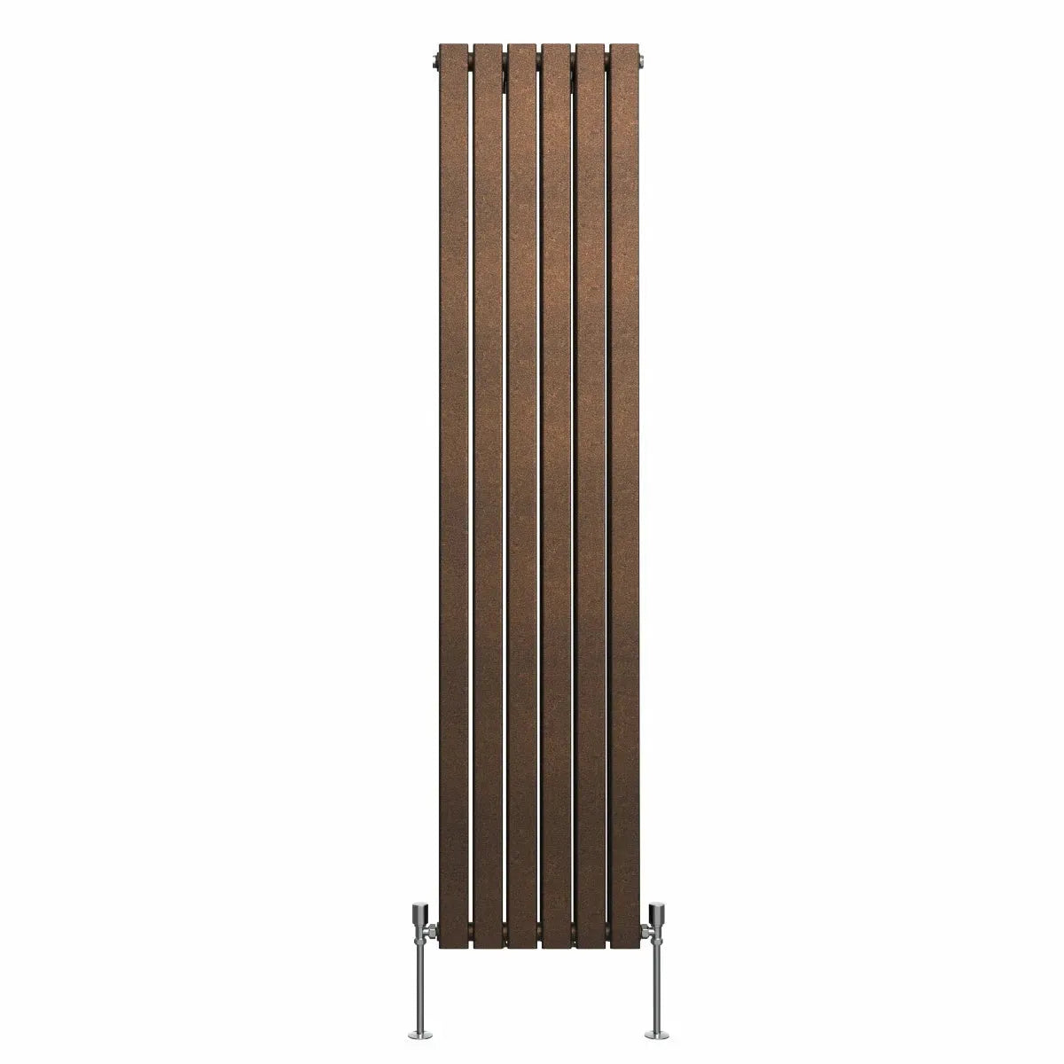 San Remo - Modern vertical flat panel radiator blackened copper