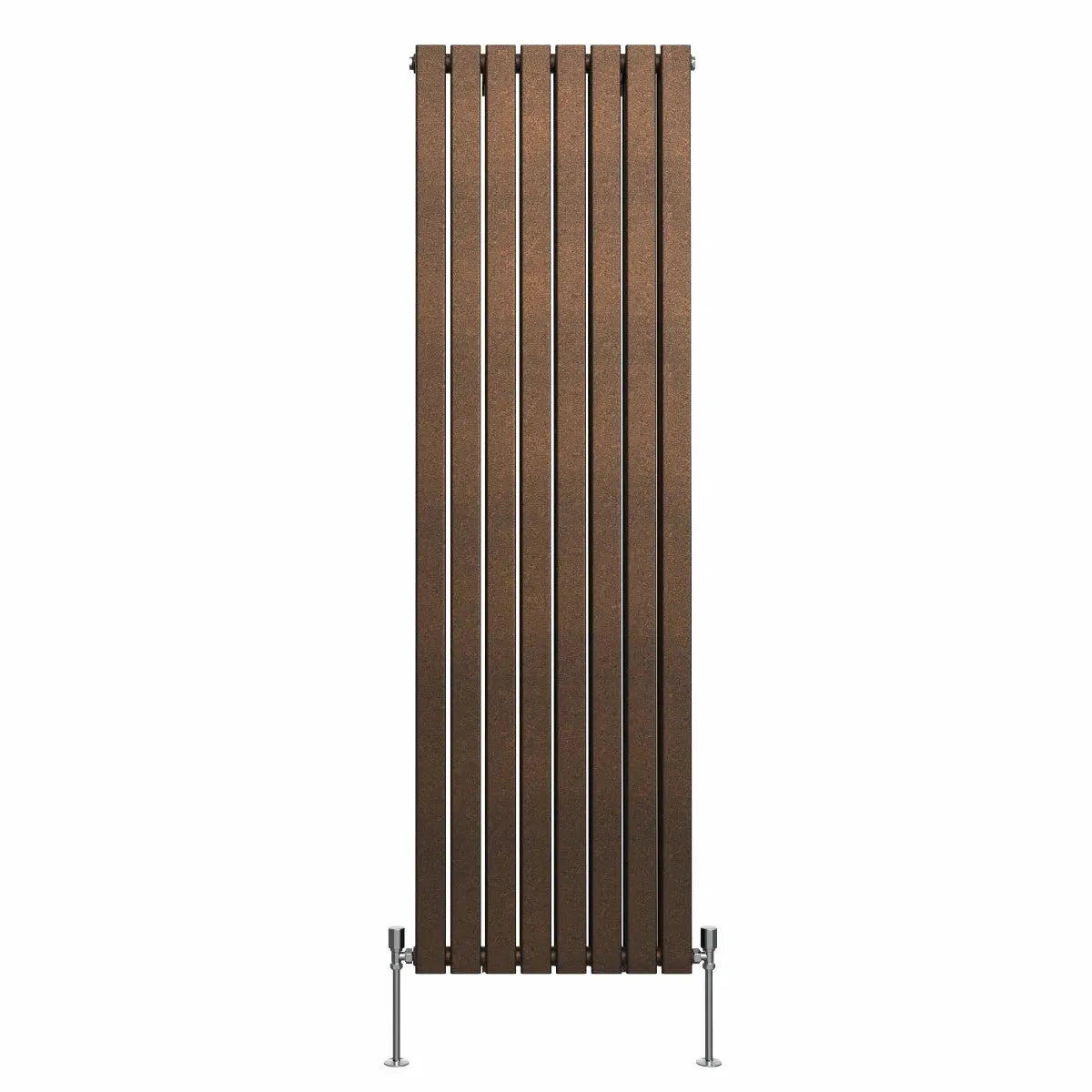 San Remo - Modern vertical flat panel radiator blackened copper