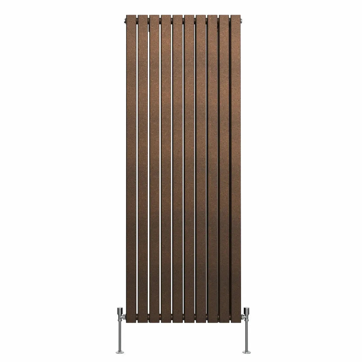 San Remo - Modern vertical flat panel radiator blackened copper