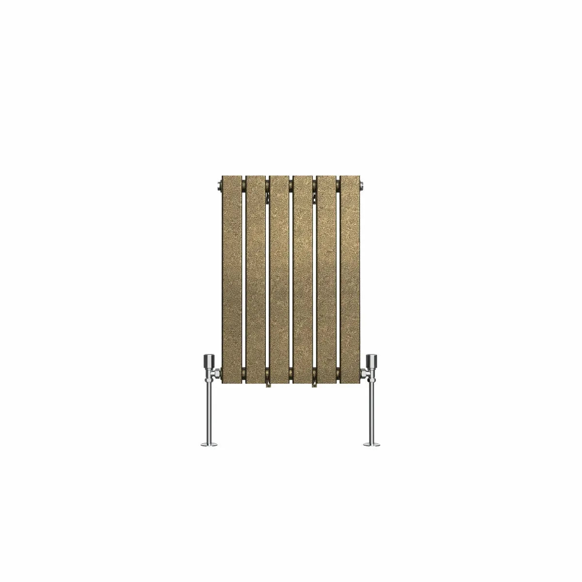 San Remo - Modern horizontal flat panel radiator blackened gold